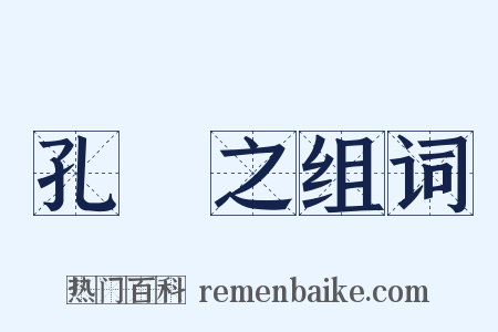 孔琇之组词是什么意思的图片